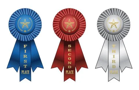 Award Ribbons Illustrazione stock