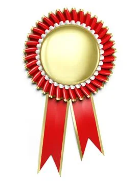 Award rosette Stock Illustration