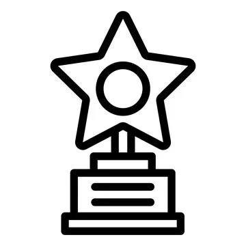 Award Vector Icon Design Illustration Stock Illustration