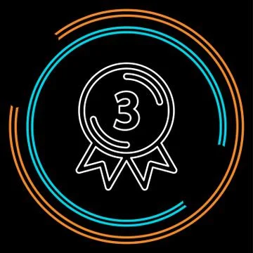 Award winner vector icon Stock Illustration