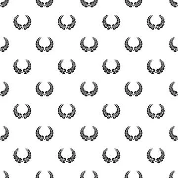 Award wreath pattern seamless vector 스톡 일러스트