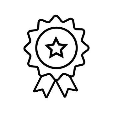 Awards icon vector . Trophy illustration sign collection. winner symbol. Stock Illustration