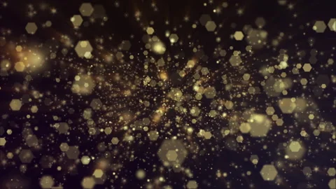 Awards Night Golden Particles Background Animation Loop Stock Footage 316909651