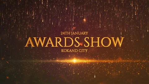 Awards Particles Titles Stock After Effects