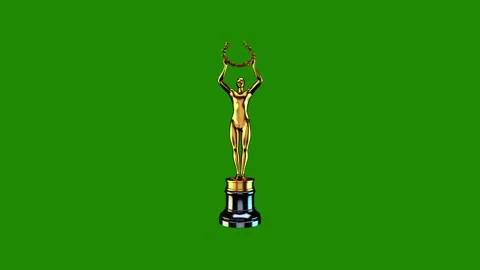 Awards Trophy Video stock 303340277