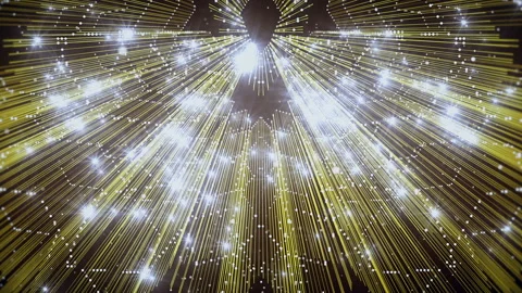 Awards Wall Particles Background Colorful Gold Flashing Stock Footage 87028847