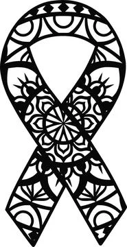 Awareness mandala Stock Illustration