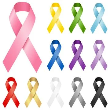 Awareness Ribbons Stock Illustration