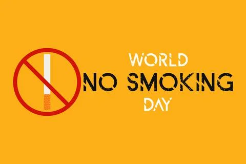 Awareness Vector illustration on the theme of No Smoking day Illustrazione stock