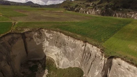 Away from Canyons of Volcanic Ash 스톡 동영상 75014098