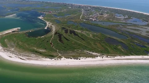 Away from the island Stock Footage 95991396
