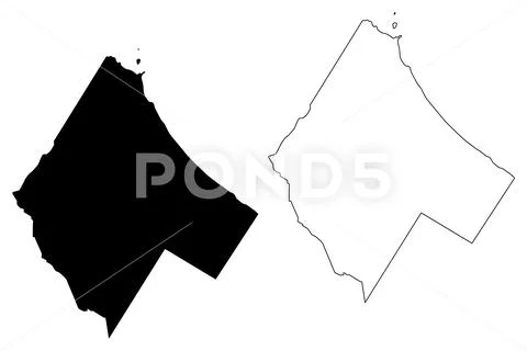 Awdal region (Federal Republic of Somalia, Horn of Africa) map vector illustr Stock Illustration