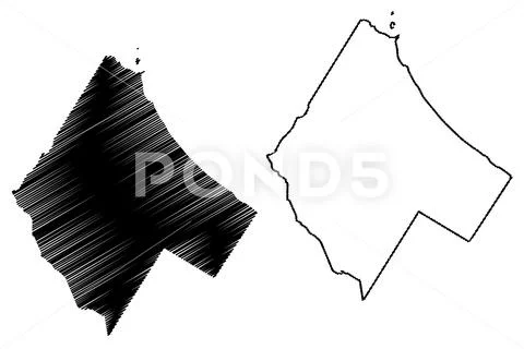 Awdal region (Federal Republic of Somalia, Horn of Africa) map vector illustr Stock Illustration