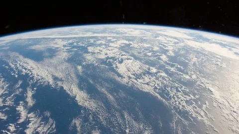 Awe-Inspiring Space Flight 3D Animation Over Planet Earth 스톡 동영상 76284717