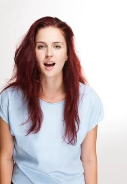 In awe. Stock Photos