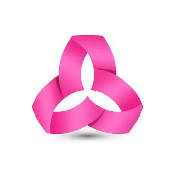 Awesome Abstract Gradient Triangle Lotus Logo Design Template Premium Vector Stock Illustration