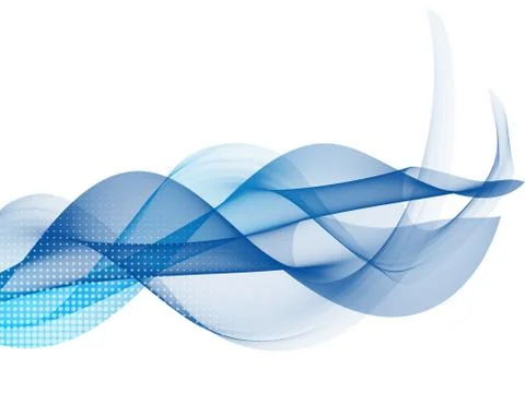 Awesome abstract soft blue wave backgrounds Stock-Illustration
