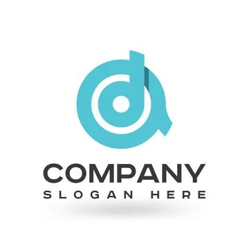 Awesome AD logo design Vector Template elements., Unique, Modern Stock Illustration