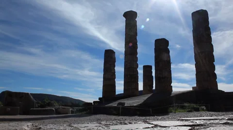 Awesome Ancient Pillars Stock Footage 36109025