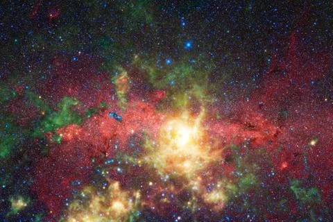 Awesome beautiful nebula somewhere in outer space. Foto stock
