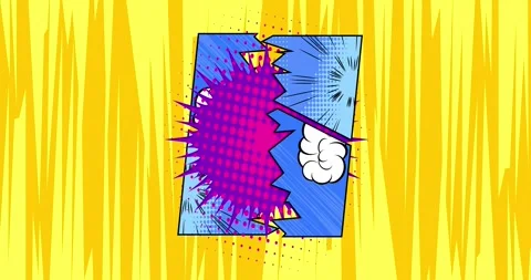 Awesome Cartoon background, comic book backdrop Stock Footage 271218367