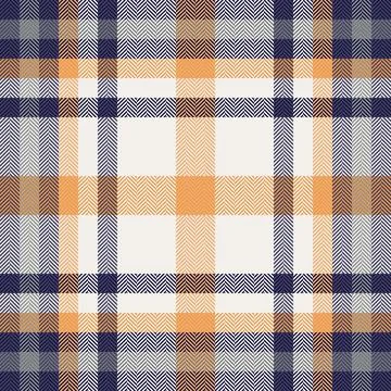 Awesome check plaid pattern, fancy fabric tartan vector. Antique background.. Stock Illustration