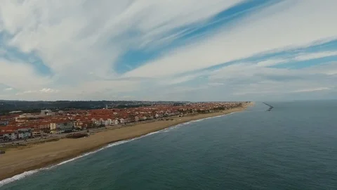 AWESOME CLOUDS AND BLACK SEA Video stock 110771693