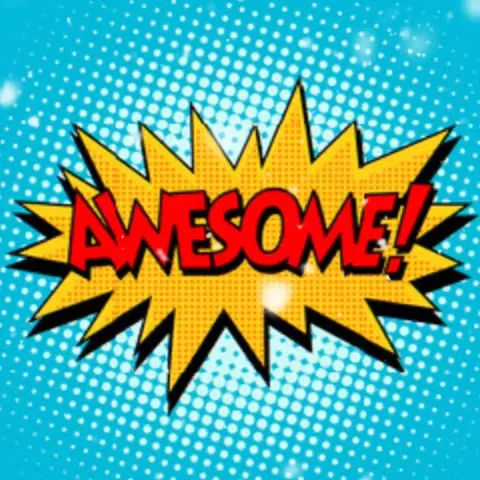 Awesome! Comic Bubble Vector Animation Stock Footage 259593724