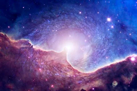 Awesome of endless cosmos. Elements of this image furnished by NASA Foto stock