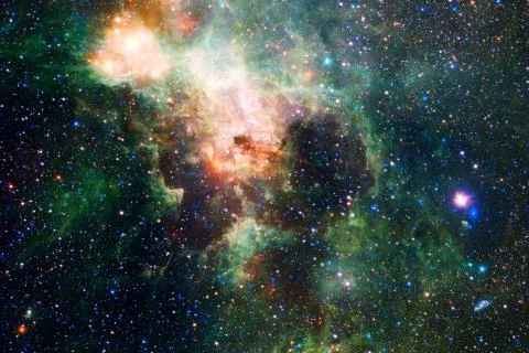 Awesome of endless cosmos. Elements of this image furnished by NASA 写真素材