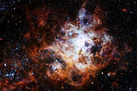 Awesome of endless cosmos. Elements of this image furnished by NASA Foto stock