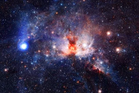 Awesome of endless cosmos. Elements of this image furnished by NASA Foto stock