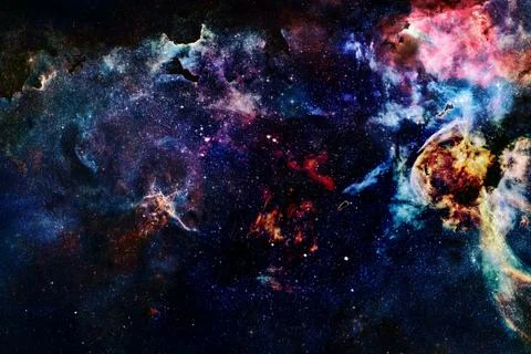 Awesome of endless cosmos. Elements of this image furnished by NASA Fotos Stock