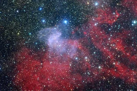 Awesome of endless cosmos. Elements of this image furnished by NASA Foto stock