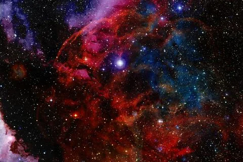 Awesome of endless cosmos. Elements of this image furnished by NASA 写真素材