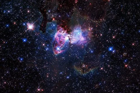 Awesome of endless cosmos. Elements of this image furnished by NASA Foto stock