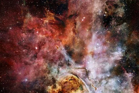 Awesome of endless cosmos. Elements of this image furnished by NASA 库存照片