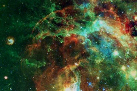 Awesome of endless cosmos. Elements of this image furnished by NASA Stockfoto's