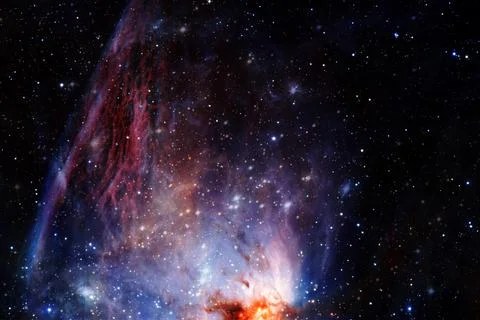 Awesome of endless cosmos. Elements of this image furnished by NASA Foto stock