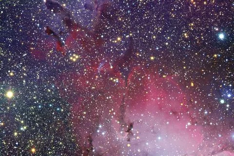 Awesome of endless cosmos. Elements of this image furnished by NASA Foto stock