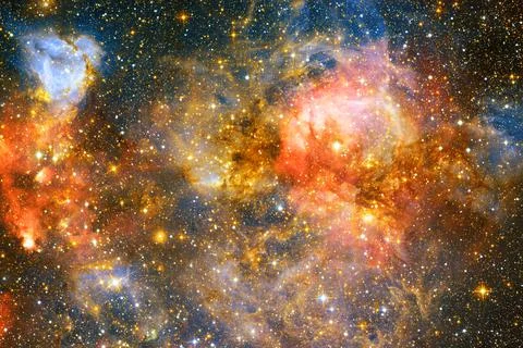 Awesome of endless cosmos. Elements of this image furnished by NASA Foto stock