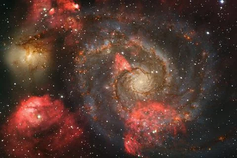 Awesome of endless cosmos. Elements of this image furnished by NASA 写真素材