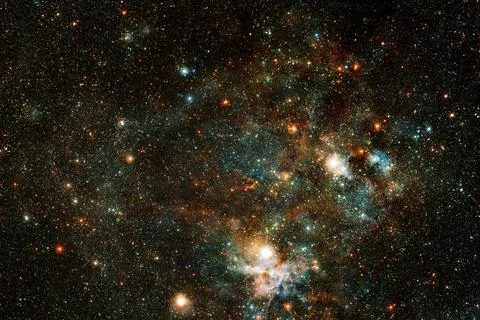 Awesome of endless cosmos. Elements of this image furnished by NASA Foto stock