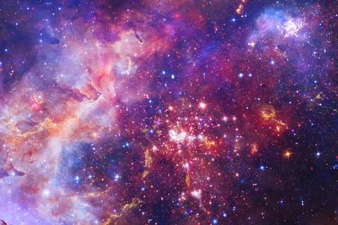 Awesome of endless cosmos. Elements of this image furnished by NASA Fotos Stock