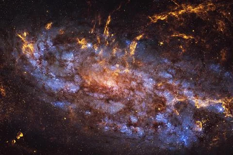 Awesome of endless cosmos. Elements of this image furnished by NASA Foto stock