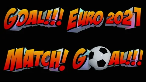 Awesome exploding football messages with Alpha Channel isolated mask in 4K Stock Footage 155450481