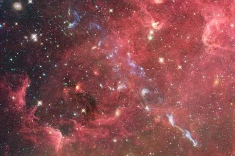 Awesome galaxy in outer space. Starfields of endless cosmos. Foto stock