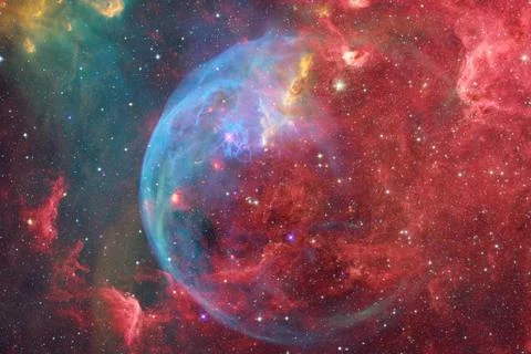 Awesome galaxy in outer space. Starfields of endless cosmos. Foto stock