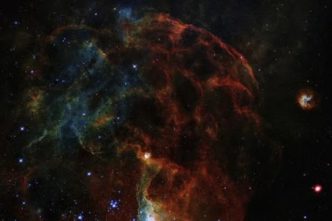 Awesome galaxy somewhere in outer space. Cosmic wallpaper. Elements of this 写真素材