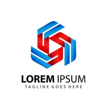 Awesome Gradient Media Play Arrow Busniness Company Modern Logo Design Templa Stock Illustration